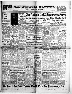 San Antonio Register (San Antonio, Tex.), Vol. 25, No. 50, Ed. 1 Friday, January 27, 1956