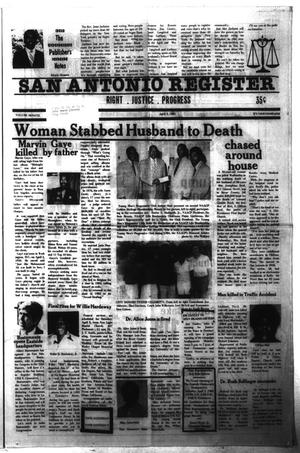 Primary view of object titled 'San Antonio Register (San Antonio, Tex.), Vol. 48, No. 52, Ed. 1 Thursday, April 5, 1984'.