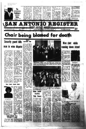 Primary view of object titled 'San Antonio Register (San Antonio, Tex.), Vol. 48, No. 34, Ed. 1 Friday, November 25, 1983'.