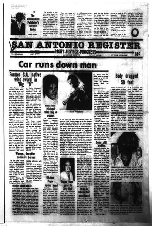 Primary view of object titled 'San Antonio Register (San Antonio, Tex.), Vol. 48, No. 41, Ed. 1 Thursday, January 19, 1984'.