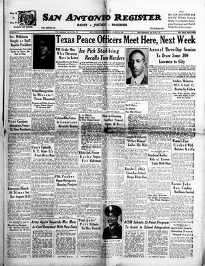 San Antonio Register (San Antonio, Tex.), Vol. 24, No. 27, Ed. 1 Friday, August 13, 1954