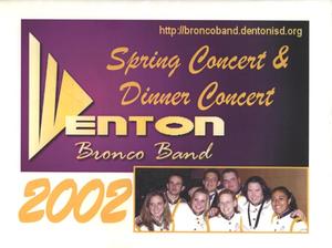 [Denton High School Band Spring Concert Media Guide]