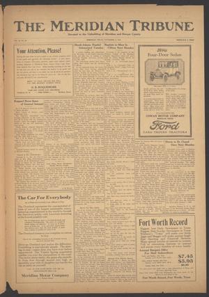 The Meridian Tribune (Meridian, Tex.), Vol. 30, No. 23, Ed. 1 Friday, November 9, 1923