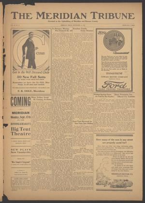 The Meridian Tribune (Meridian, Tex.), Vol. 30, No. 15, Ed. 1 Friday, September 14, 1923