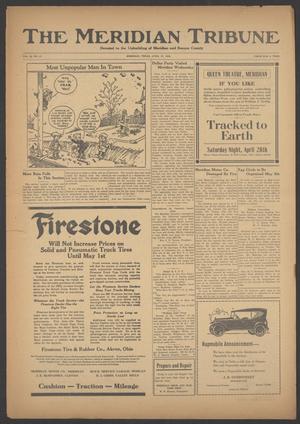 The Meridian Tribune (Meridian, Tex.), Vol. 28, No. 47, Ed. 1 Friday, April 27, 1923