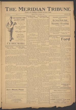 The Meridian Tribune (Meridian, Tex.), Vol. 28, No. 22, Ed. 1 Friday, November 3, 1922