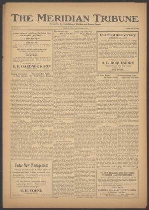 The Meridian Tribune (Meridian, Tex.), Vol. 28, No. 17, Ed. 1 Friday, September 29, 1922