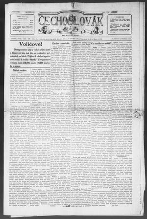 Čechoslovák and Westske Noviny (West, Tex.), Vol. 13, No. 44, Ed. 1 Friday, October 31, 1924