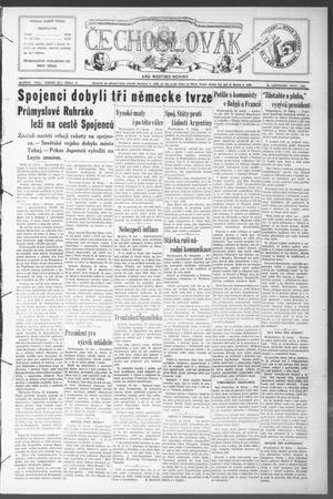 Čechoslovák and Westske Noviny (West, Tex.), Vol. 33, No. 47, Ed. 1 Friday, November 24, 1944