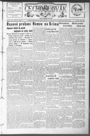 Čechoslovák and Westske Noviny (West, Tex.), Vol. 33, No. 15, Ed. 1 Friday, April 14, 1944
