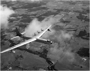 B-36D #54 In Flight