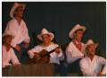 Photograph: [Photograph of Cowboy Skit at Sing]