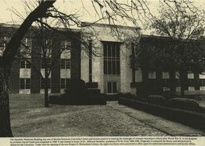 [Photograph of Sandefer Memorial Building]