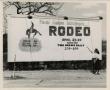 Photograph: [Photograph of Rodeo Sign]