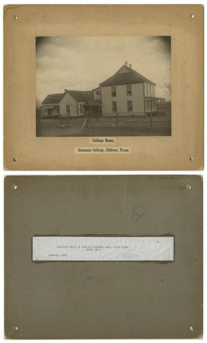 [Photograph of College Home]