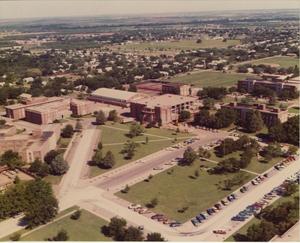 [Aerial Photograph of Richardson Library Construction]