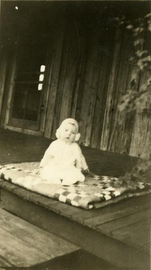 [Photograph of Aileen Culpepper as a Baby]