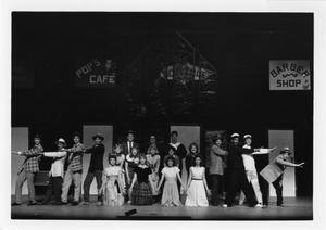 Primary view of object titled '[Photograph of "Guys and Dolls" at Sing]'.