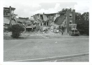 [Photograph of Mary-Frances Hall Demolition]