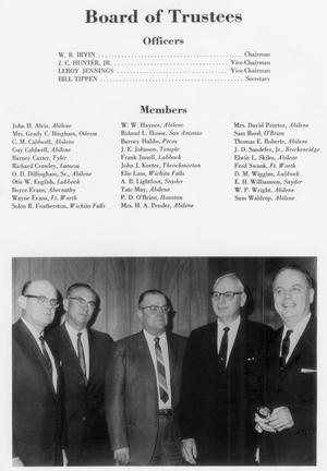 [Photograph of Board of Trustees, 1965]