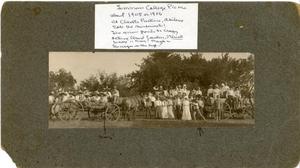 Primary view of object titled '[Photograph of Simmons College Picnic]'.