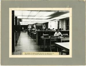 [Photograph of Sandefer Memorial Library Interior]