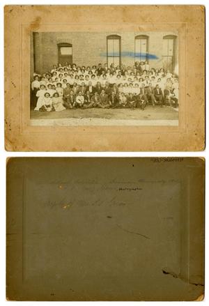 Primary view of object titled '[Photograph of Simmons College Class]'.