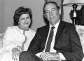 Photograph: [Photograph of Dr. and Mrs. Fletcher on Sofa]