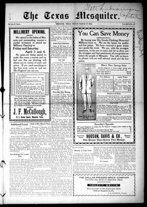 The Texas Mesquiter. (Mesquite, Tex.), Vol. 26, No. 39, Ed. 1 Friday, March 27, 1908