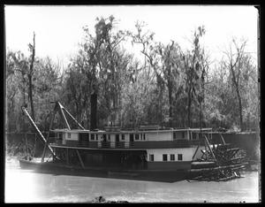 Primary view of object titled 'Trinity River: Snagboat Guadalupe'.