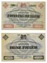 Thumbnail image of item number 1 in: '[Voucher from Austria/ Hungary in the denomination of 20 korona/crown]'.