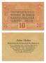 Primary view of [Voucher from Germany in the denomination of 10 heller]