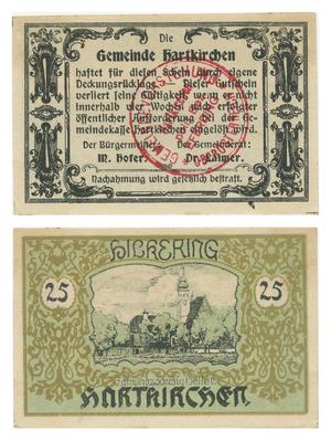 [Voucher from Germany in the denomination of 25 heller]