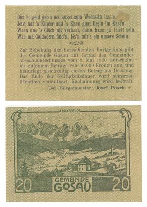[Voucher from Germany in the denomination of 20[?]]