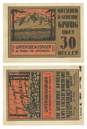 [Voucher from Germany in the denomination of 30 heller]