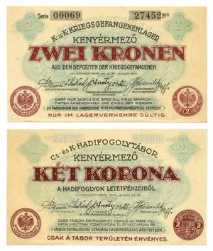 [Voucher from Hungary/ Germany in the denomination of 2 korona/crown]