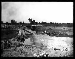 Primary view of object titled 'Trinity River: Lock and Dam at P.S.'.
