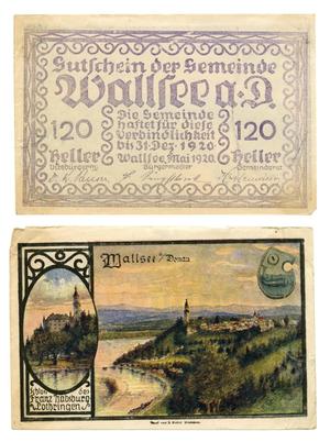 [Voucher from Germany in the denomination of 120 heller]