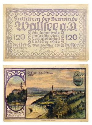 [Voucher from Germany in the denomination of 120 heller]