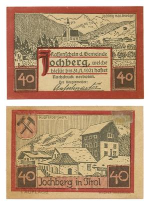 [Currency from Germany in the denomination of 40 heller]