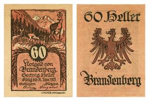 [Voucher from Germany in the denomination of 60 heller]