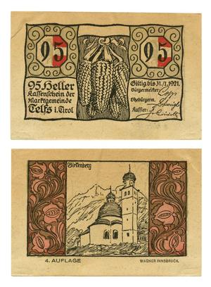 [Currency from Germany in the denomination of 95 heller]