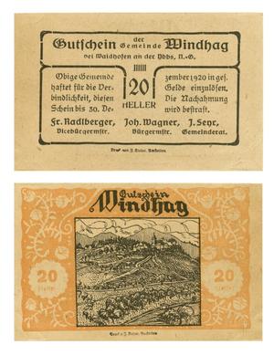 [Coupon from germany in the denomination of 20 heller]