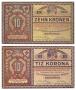 Physical Object: [Voucher from Austria/ Hungary in the denomination of 10 korona/crown]