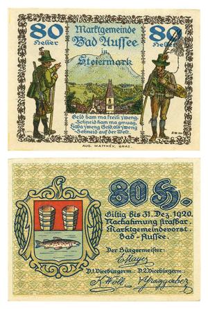 [Voucher from Germany in the denomination of 80 heller]