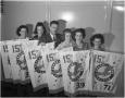 Thumbnail image of item number 1 in: 'Winners in War Bond Contests with their Pennants'.