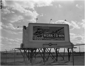 Primary view of object titled 'Work-to-Win Billboard'.