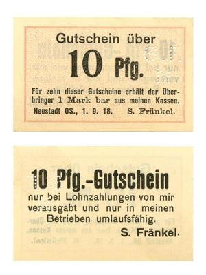 [Voucher from Germany in the denomination of 10 pfg]