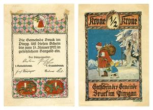 [Voucher from Germany in the denomination of 1/2 krone/korona/crown]