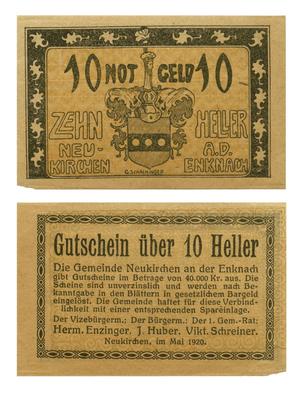 [Coupon from Germany in the denomination of 10 heller]